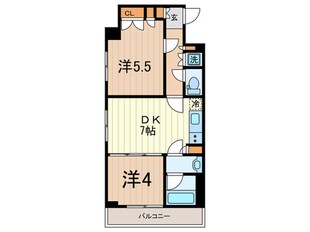 ルーブル東蒲田十番館の物件間取画像